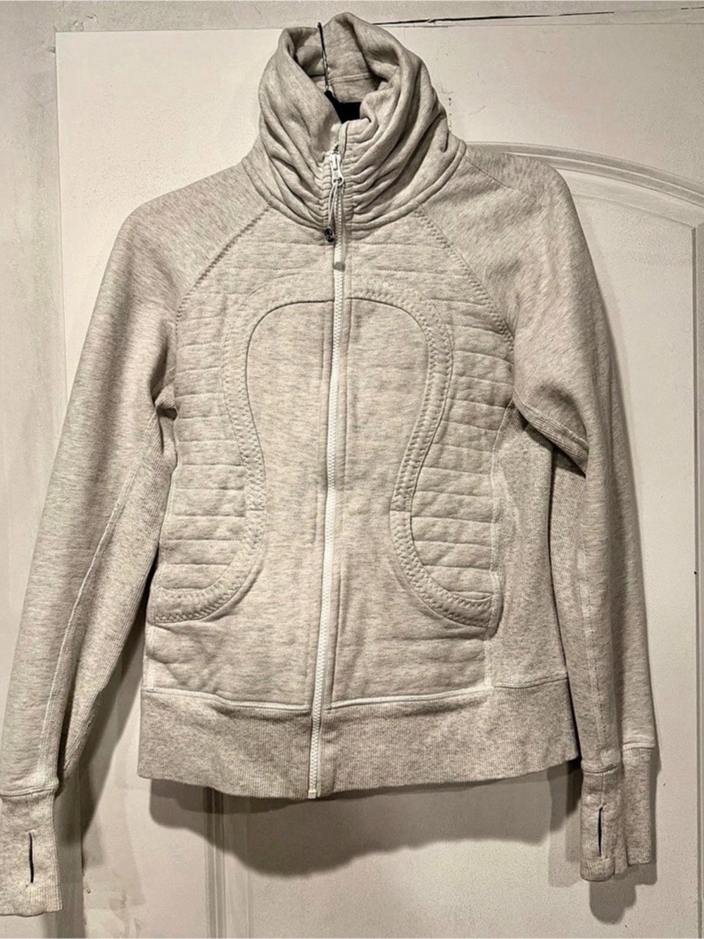 Lululemon Radiant Jacket II Full-Zip Hooded Sweatshirt Gray
